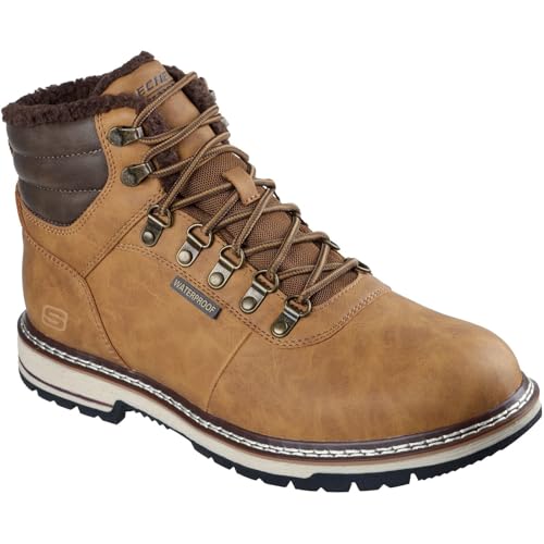 Skechers Herren Corado Memphis Wanderstiefel, Wheat Synthetic/Mesh, 48.5 EU von Skechers