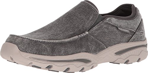 Skechers Herren Creston-Moseco Mokassin, Dunkelgrau, 42 EU Weit von Skechers