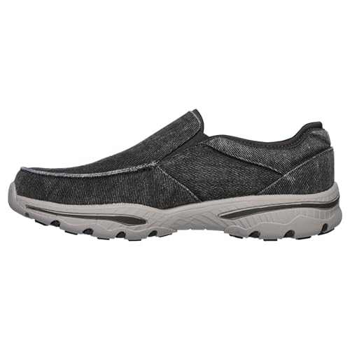 Skechers Herren Creston-Moseco Moc Toe Slip On, Dunkelgrau, 42 EU Weit von Skechers