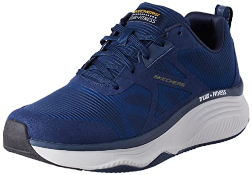 Skechers Herren D'LUX Fitness Sports Shoes, Navy, 41.5 EU von Skechers