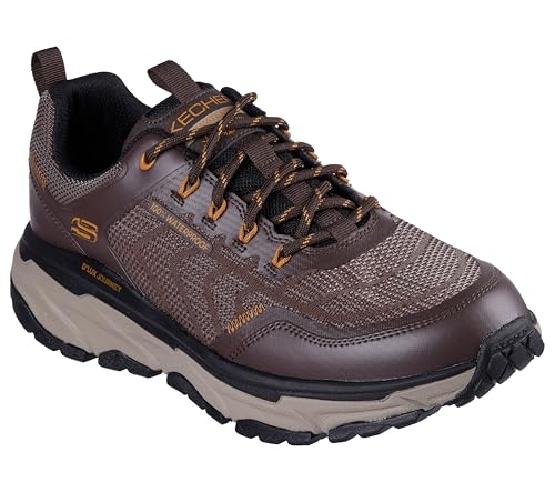 Skechers Herren D'Lux Journey Defender Stitch Wanderschuh, Brown Synthetic/Textile/Trim, 46 EU von Skechers