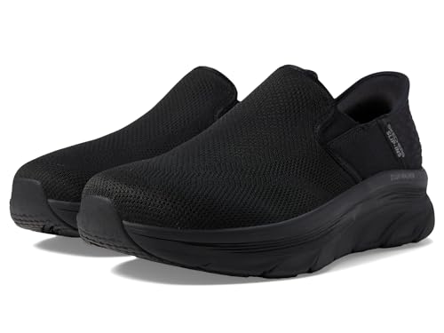Skechers Herren D'lux Walker Orford Slip-in Penny Loafer, Schwarz, 47.5 EU X-Weit von Skechers