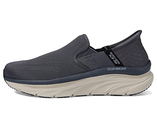 Skechers Herren D'lux Walker Orford Slipper, Dunkelgrau, 41.5 EU von Skechers