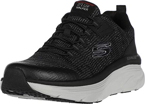 Skechers Herren D'lux Walker Pensive Walkingschuhe, schwarz / weiß, 43 EU von Skechers