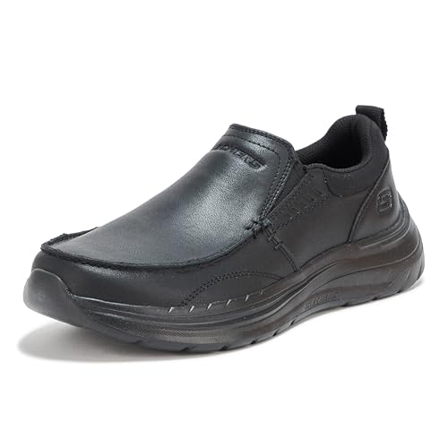 Skechers Herren Decklan-Aldred Slip On, Schwarz (Schwarz/Schwarz), 50.5 EU von Skechers