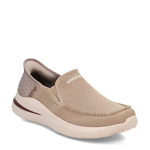 Skechers Herren Delson 3.0 Cabrino Slip-On, Taupe Knit, 41.5 EU Skechers Herren Delson 3.0 Cabrino Slip-On, Taupe Knit, 41.5 EU von Skechers