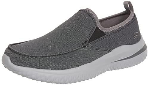 Skechers Herren Delson 3.0 Chadwick Mokassin, Black Canvas, 46 EU von Skechers