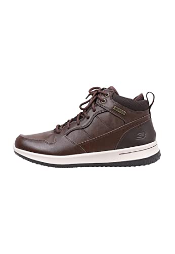 Skechers Herren Delson Selecto Klassische Stiefel, Chocolate Leather, 48.5 EU von Skechers
