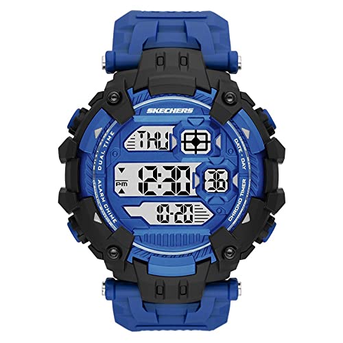 Skechers Herren Digital Uhr mit Polyurethan Armband SR1144 von Skechers