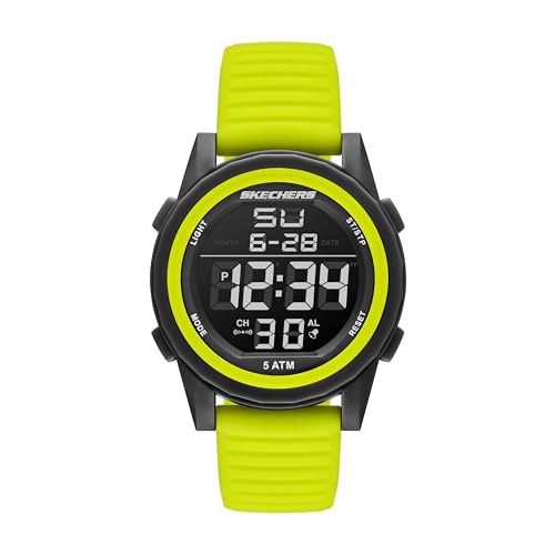 Skechers Herren Digital Uhr mit Silikon Armband SR5221 von Skechers