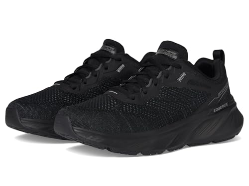 Skechers Herren Edgeride Exxo Sneaker, Schwarz/Schwarz, 41.5 EU X-Weit von Skechers