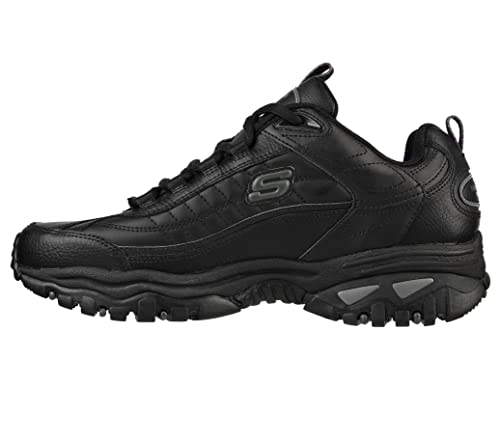 Skechers Herren Energy Afterburn Schnür-Sneaker, Schwarz, 48.5 EU Weit von Skechers