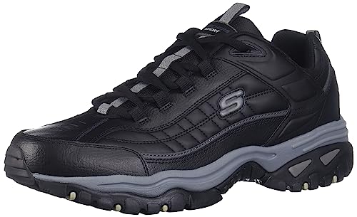 Skechers Herren Energy Afterburn Schuhe, schwarz/grau, 39.5 EU von Skechers