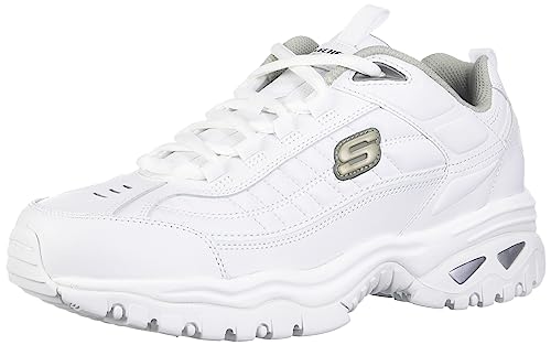 Skechers Energy Afterburn Herren Schnür-Sneaker, Weiss/opulenter Garten, 44 EU von Skechers