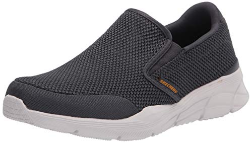 Skechers Herren Equalizer 4.0 Krimlin Sneaker, Charcoal Mesh Trim, 39 EU von Skechers