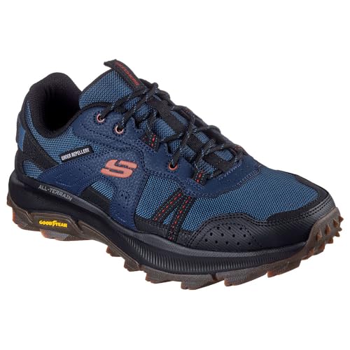 Skechers Herren Equalizer 5.0 Trail Solix Creek Sneaker, Navy Leather/Textile/Black Trim, 41.5 EU von Skechers