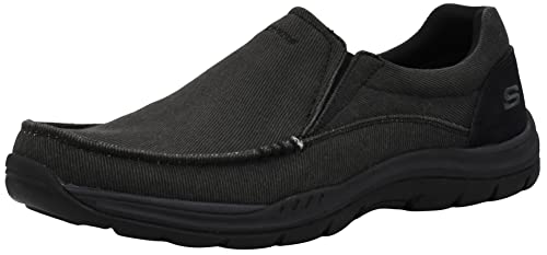 Skechers Herren Erwartet Avillo Mokassin, Schwarz, 46 EU X-Weit von Skechers