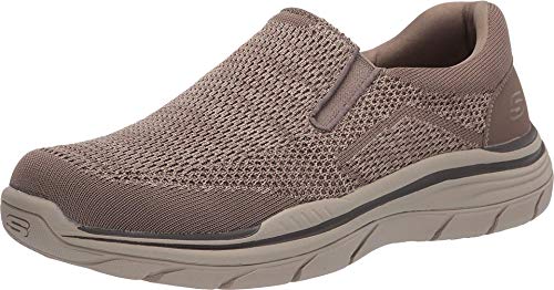 Skechers Herren Expected 2.0-Arago Slip On Canvas Slipper, Taupe, 41.5 EU von Skechers