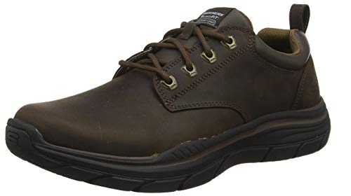 Skechers Herren Expected 2.0 Harlo Mokassin, Brown Leather, 41 EU von Skechers