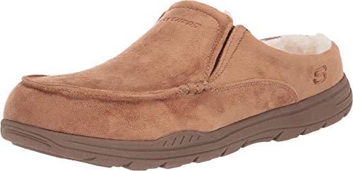 Skechers Herren Expected X Slipper Hausschuh, Hellbraun, 43 EU von Skechers