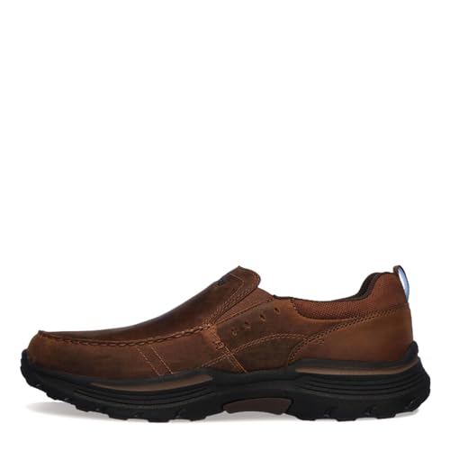 Skechers Herren Expended Seveno Mokassin, Dark Brown Leather, 44 EU von Skechers