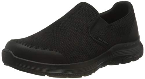 Skechers Herren Flex Advantage 4.0 Tuscan Sneakers, Black Textile/Trim, 46 EU von Skechers