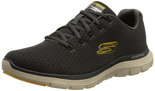 Skechers Herren Flex Advantage 4.0 Sneaker, Charcoal Textile Trim, 39 EU von Skechers