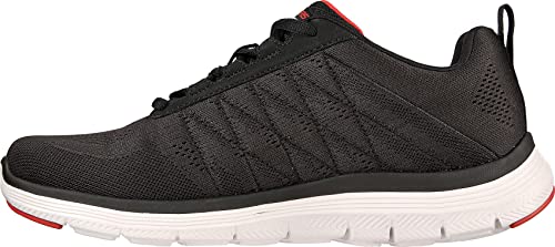 Skechers Herren Flex Advantage 4.0 - VALKIN Sneaker 232243 Schwarz, Schuhgröße:45 EU von Skechers