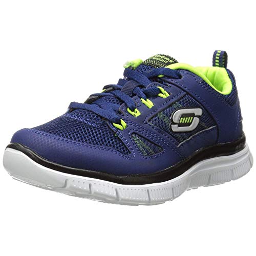 Skechers Herren Flex Advantage Low-Top, Blau (NVYL), 48 EU von Skechers