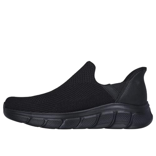 Skechers Herren Bobs B Flex Resilient Edge Sneaker, Black Textile, 42.5 EU von Skechers