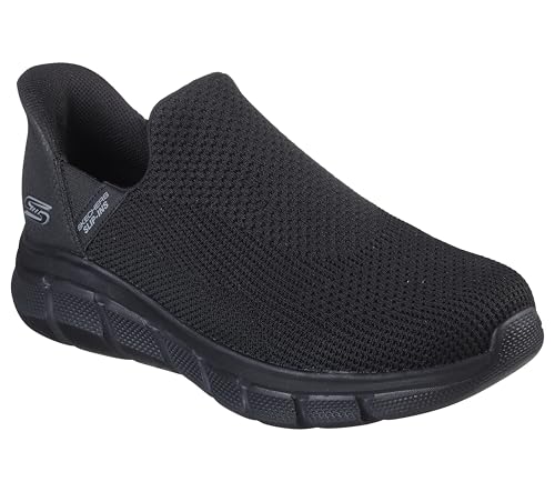 Skechers Herren Freihändige Slip-Ins Bobs B Flex Resilient Edge Sneaker, Textil schwarz, 47.5 EU von Skechers