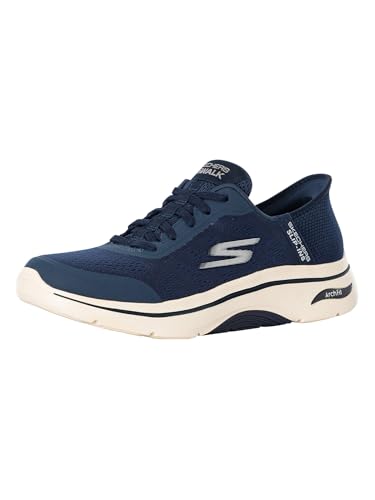 Skechers Herren Freihändige Slip-Ins Go Walk Arch Fit 2.0 Simplicity 2 Sneaker, Navy Textile Synthetic, 47 EU von Skechers