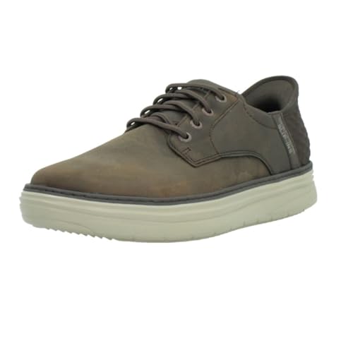 Skechers Herren Freihändige Slip-Ins Hyland Sneaker, Kakao-Leder, 46 EU von Skechers