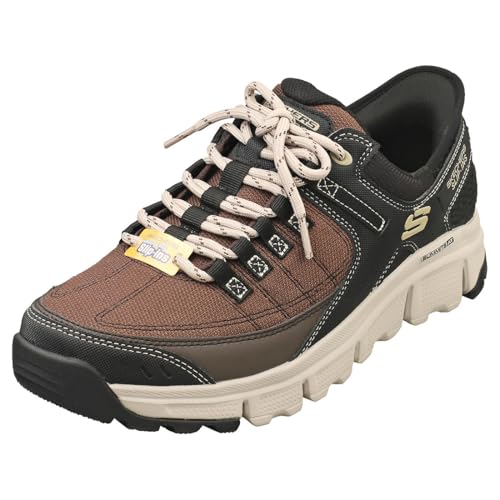 Skechers Herren Summits at Sneaker, Brown Synthetic/Mesh/Taupe Trim, 43 EU von Skechers