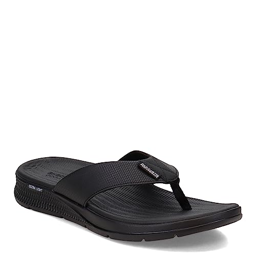 Skechers Herren GO CONSISTENT Sandal SYNTHWAVE Flip-Flop, Black, 41 EU von Skechers
