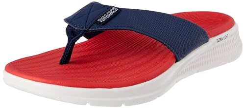 Skechers Herren GO CONSISTENT Sandal SYNTHWAVE Flip-Flop, NVRD, 39.5 EU von Skechers