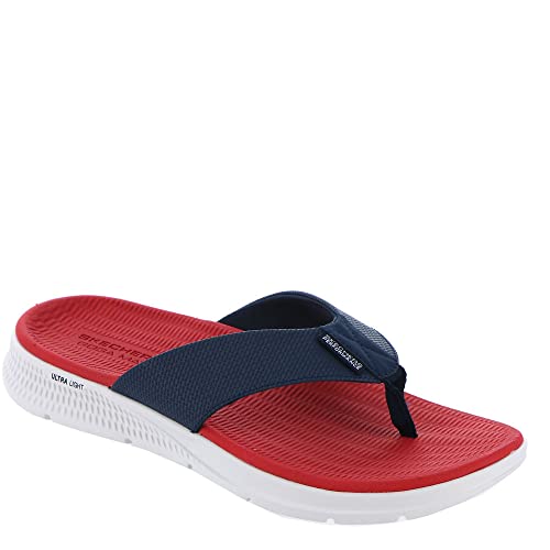 Skechers Herren GO CONSISTENT Sandal SYNTHWAVE Flip-Flop, NVRD, 41 EU von Skechers