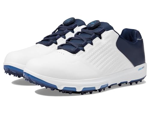 Skechers Herren GO Golf PRO 6 SL Twist Sneaker, White, 47 EU von Skechers