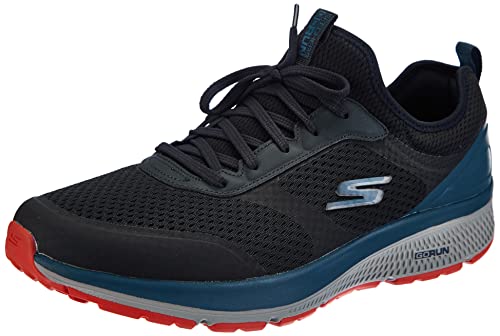 Skechers Herren GO Run CONSISTENT NITE OWL Running Shoes, Black and Blue Textile/Synthetic, 45.5 EU von Skechers