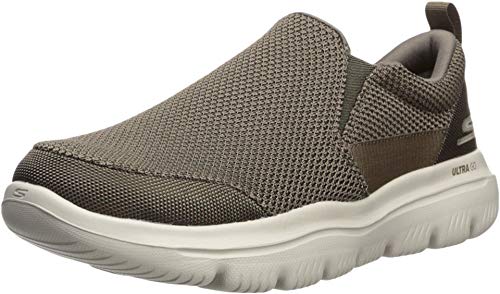 Skechers Herren Go Walk Evolution Ultra-einwandfrei Sneaker, Khaki, 45 EU von Skechers