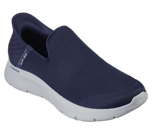 Skechers Herren GO Walk Flex Hausschuh, Navy Textile, 48 EU von Skechers