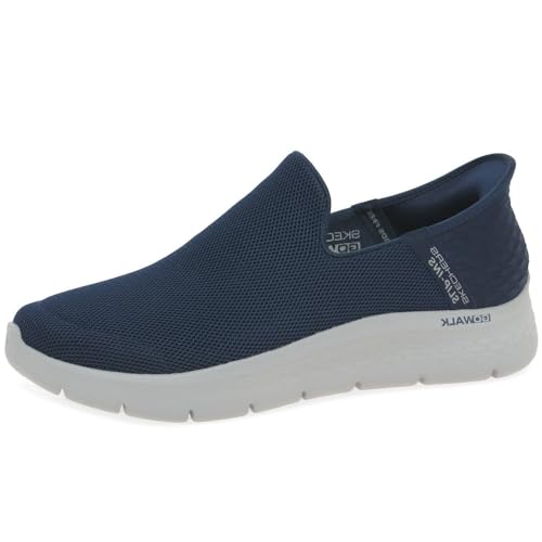 Skechers Herren GO Walk Flex Hausschuh, Navy Textile, 48 EU von Skechers