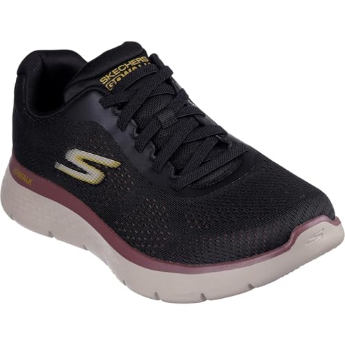 Skechers Herren GO Walk Flex Schuhe, Schwarz, Mehrfarbig, 42.5 EU von Skechers