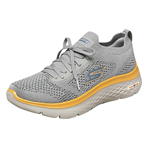 Skechers Herren GO Walk Hyper Burst Sneaker, grau 2, 44 EU von Skechers