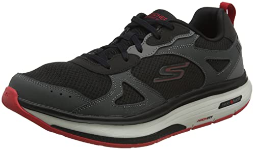 Skechers Herren GO Workout Walker Straen-Laufschuh, Schwarz, 42 EU von Skechers