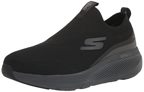 Skechers Herren GOrun Elevate Lauf-und Wanderschuh, zum Reinschlüpfen, für sportliche Aktivitäten Sneaker, Schwarz, 41 EU von Skechers