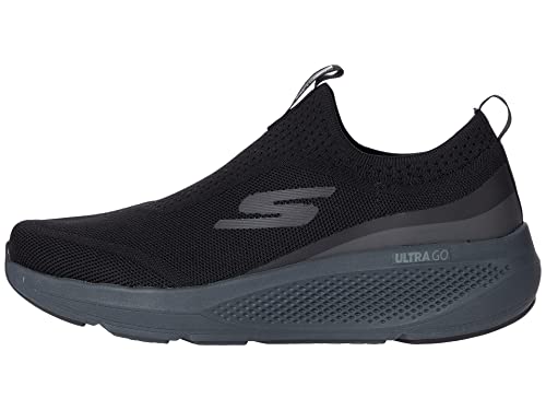 Skechers Herren GOrun Elevate Lauf-und Wanderschuh, zum Reinschlüpfen, für sportliche Aktivitäten Sneaker, Schwarz, 41 EU von Skechers