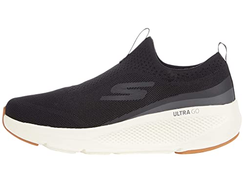 Skechers Herren GOrun Elevate Lauf-und Wanderschuh, zum Reinschlüpfen, für sportliche Aktivitäten Sneaker, Schwarz/Weiß, 41.5 EU von Skechers