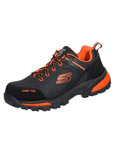 Skechers Herren Galton Pending BAU-Stiefel, Schwarz/Orange, 42 EU Skechers Herren Galton Pending BAU-Stiefel, Schwarz/Orange, 42 EU von Skechers