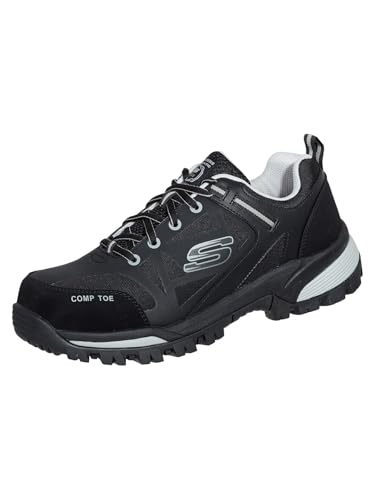 Skechers Herren Galton Pending BAU-Stiefel, schwarz grau, 44 EU Skechers Herren Galton Pending BAU-Stiefel, schwarz grau, 44 EU von Skechers